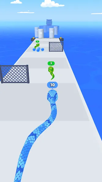 Скачать взлом Snake Run Race: Игра Змейка 3D (Снейк Ран Рейс) [МОД MegaMod] на Андроид