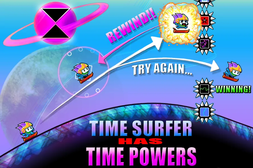 Скачать взлом Time Surfer (Тайм Серфер) [МОД MegaMod] на Андроид