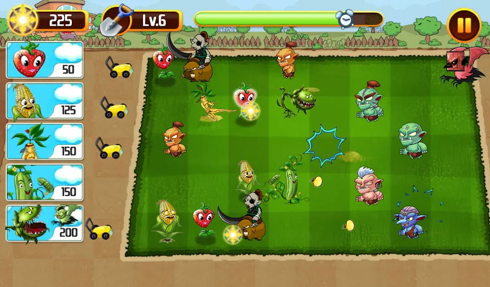 Скачать взлом Plants vs Goblins 4 (Планты против Гоблинов 4) [МОД Много денег] на Андроид