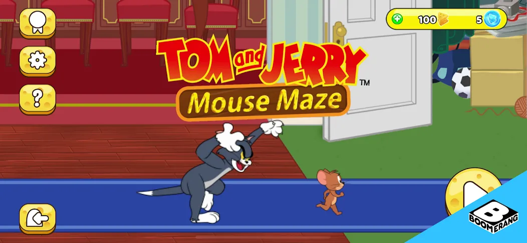 Скачать взлом Лабиринт Тома и мышонка Джерри [МОД Много денег] на Андроид
