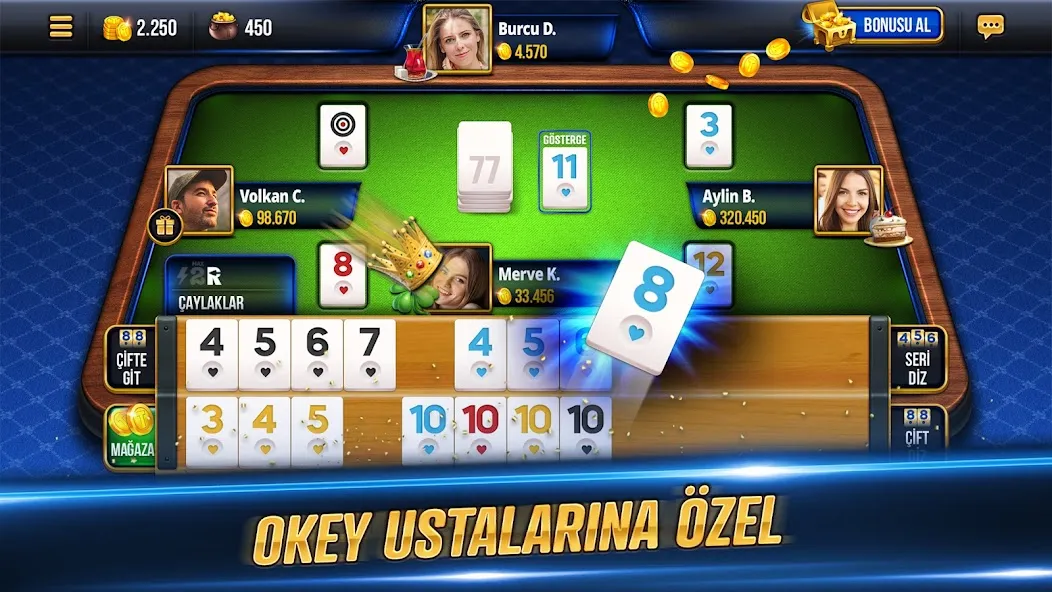 Скачать взлом Tekel Okey - Online Çanak Okey (Текел Окей) [МОД Меню] на Андроид