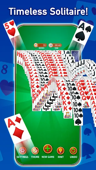Скачать взлом Solitaire: Classic Card Game (Клондайк Солитер) [МОД Money] на Андроид