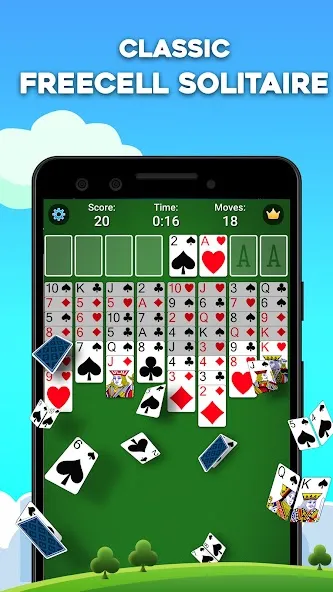 Скачать взлом FreeCell Solitaire: Card Games (Фрицелл пасьянс) [МОД MegaMod] на Андроид
