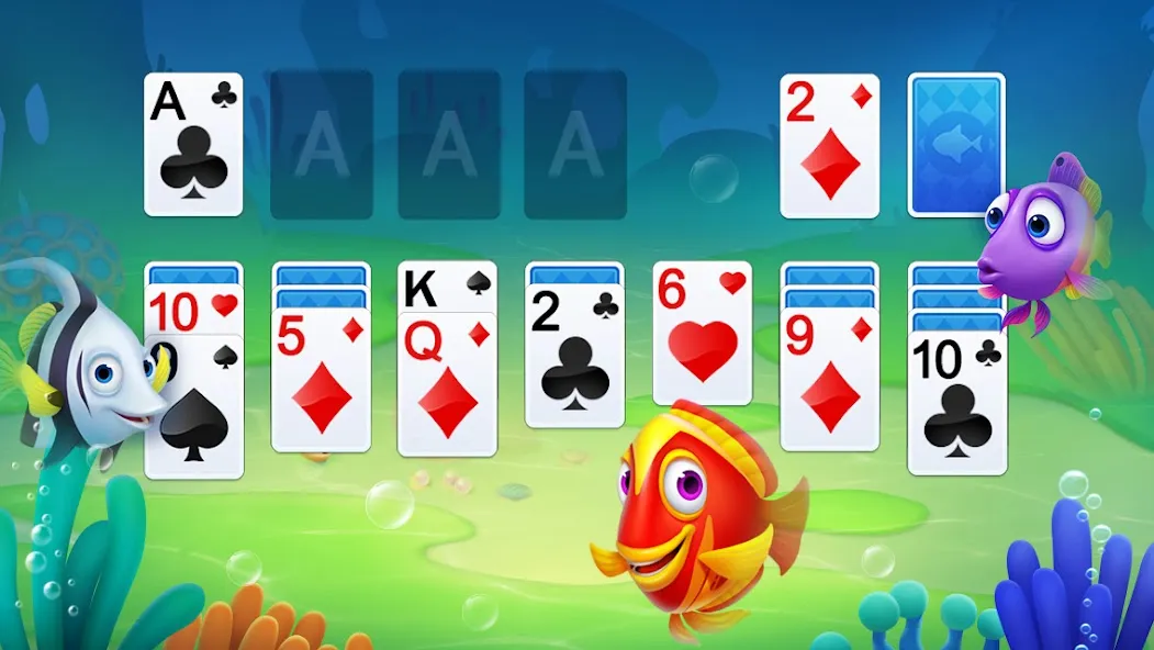 Скачать взлом Solitaire 3D Fish  [МОД Много денег] на Андроид