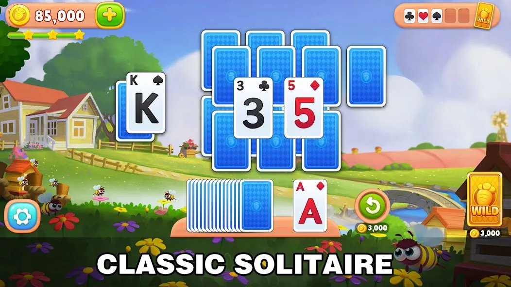 Скачать взлом Solitaire Farm: Card Games (Соляр Фарм) [МОД Много денег] на Андроид