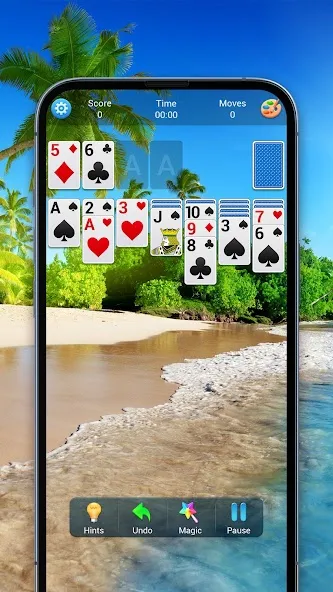 Скачать взлом Solitaire, Klondike Card Games  [МОД MegaMod] на Андроид