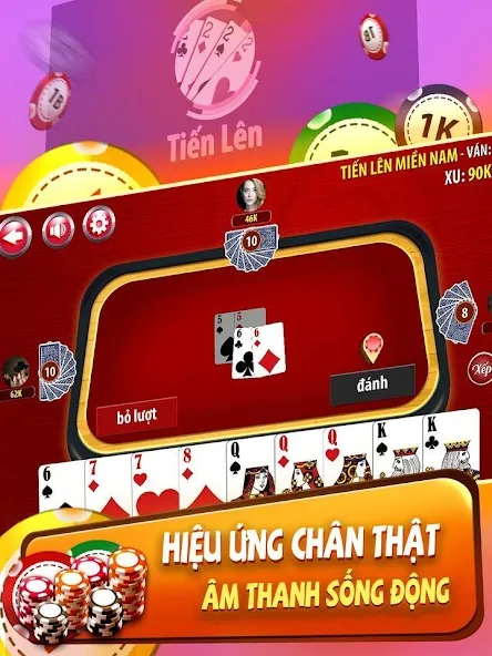Скачать взлом Tiến Lên Miền Nam - Tien Len [МОД Бесконечные деньги] на Андроид