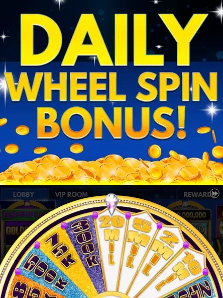 Скачать взлом Spin Vegas Slots: Slot Games (Спин Вегас слоты) [МОД Меню] на Андроид