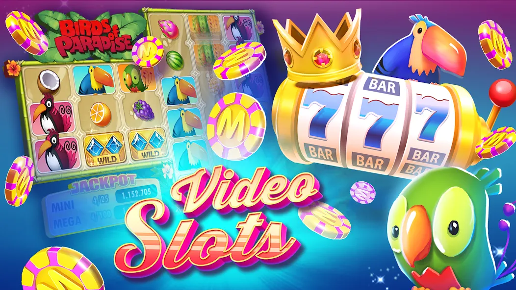 Скачать взлом MundiGames: Bingo Slots Casino (Мундийуэгос) [МОД Много денег] на Андроид