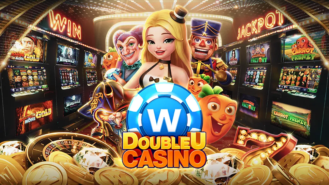 Скачать взлом DoubleU Casino™ - Vegas Slots (ДаблЮ Казино) [МОД Unlocked] на Андроид