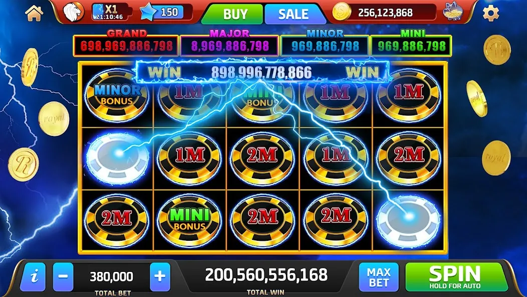 Скачать взлом Royal Jackpot Casino Machines (Роял Джекпот Казино Машины) [МОД MegaMod] на Андроид