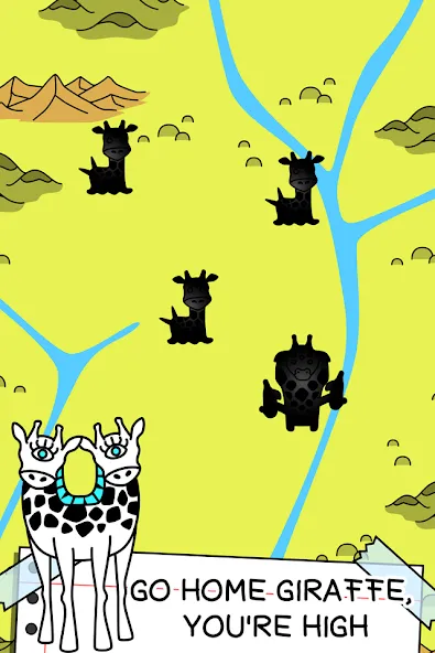 Скачать взлом Giraffe Evolution: Жирафы (Жираф Эволюция) [МОД MegaMod] на Андроид