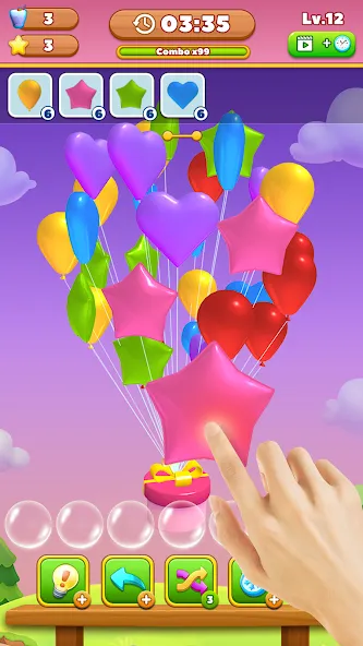 Скачать взлом Match Triple Balloon (Матч Тройной Шарик) [МОД Money] на Андроид