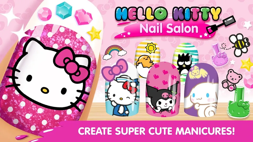 Скачать взлом Маникюрный салон Hello Kitty  [МОД Все открыто] на Андроид