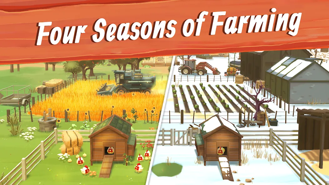 Скачать взлом Big Farm: Mobile Harvest (Биг Фарм) [МОД Money] на Андроид