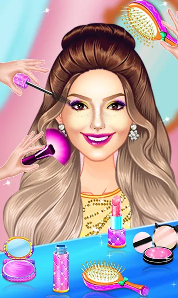 Скачать взлом Makeup idol:Doll makeover 2024 (Роял Долл) [МОД Все открыто] на Андроид