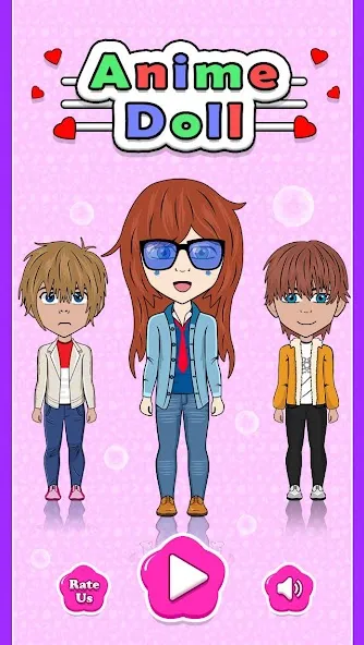 Скачать взлом Anime Doll Designer (Аниме Кукольный Дизайнер) [МОД Unlocked] на Андроид