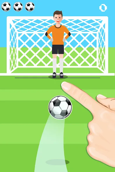 Скачать взлом Penalty Shootout Game Offline (Пенальти игра без подключения к интернету) [МОД Все открыто] на Андроид