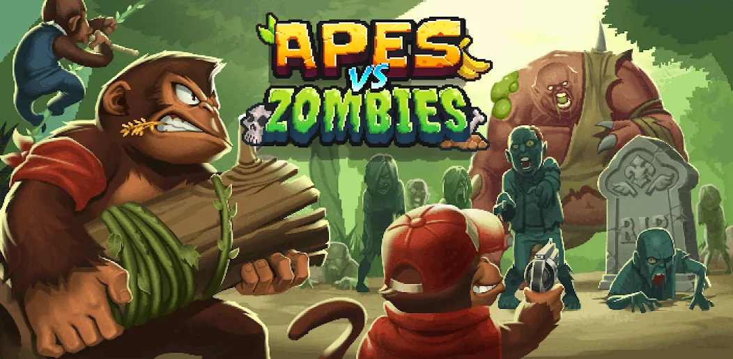 Скачать взлом Apes vs. Zombies [МОД Меню] на Андроид