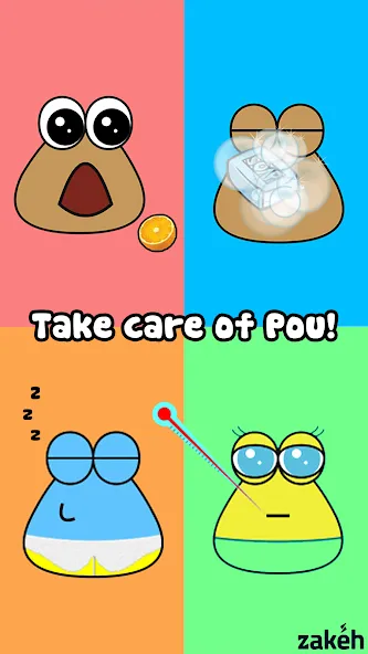 Скачать взлом Pou (Пуо) [МОД Бесконечные деньги] на Андроид