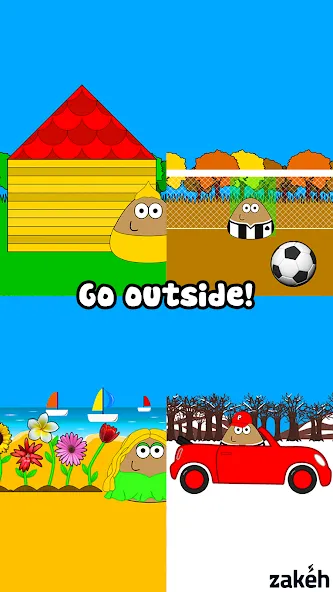 Скачать взлом Pou (Пуо) [МОД Бесконечные деньги] на Андроид