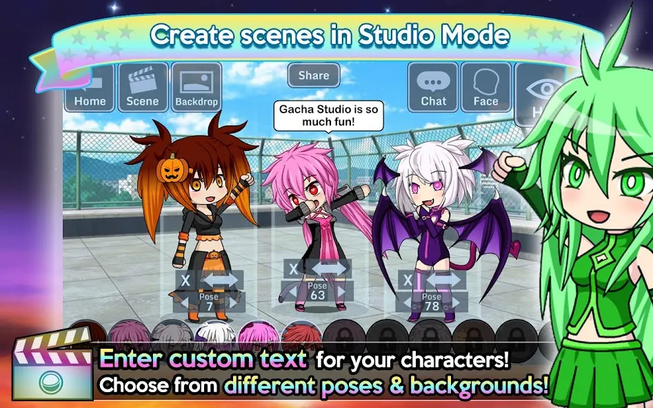 Скачать взлом Gacha Studio (Anime Dress Up) (Гача Студио) [МОД Unlocked] на Андроид