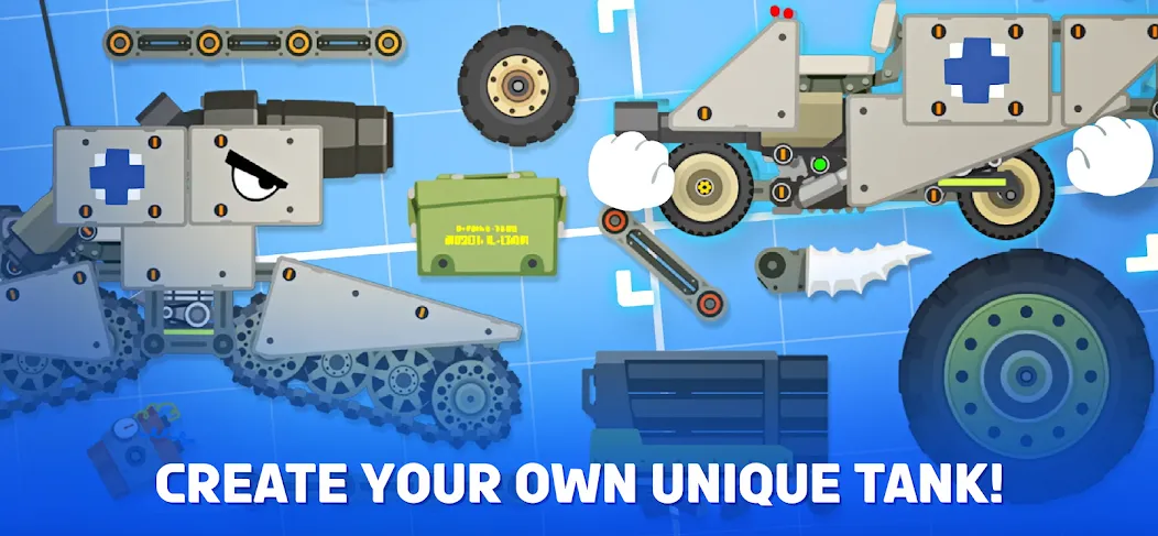 Скачать взлом Super Tank Rumble [МОД Money] на Андроид
