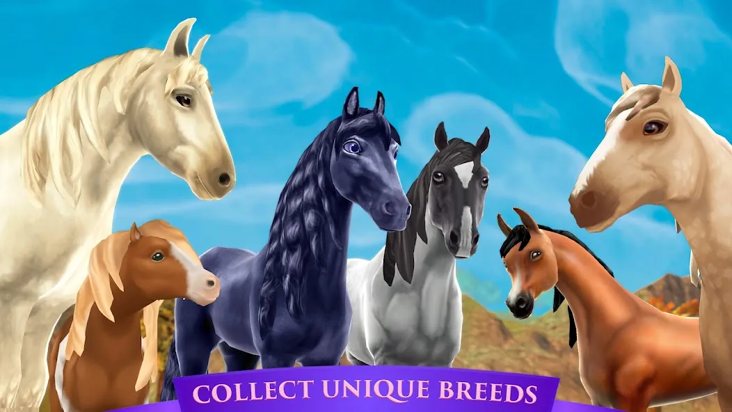Скачать взлом Horse Riding Tales: Дикий пони (Хорс Райдинг Тейлс) [МОД Все открыто] на Андроид