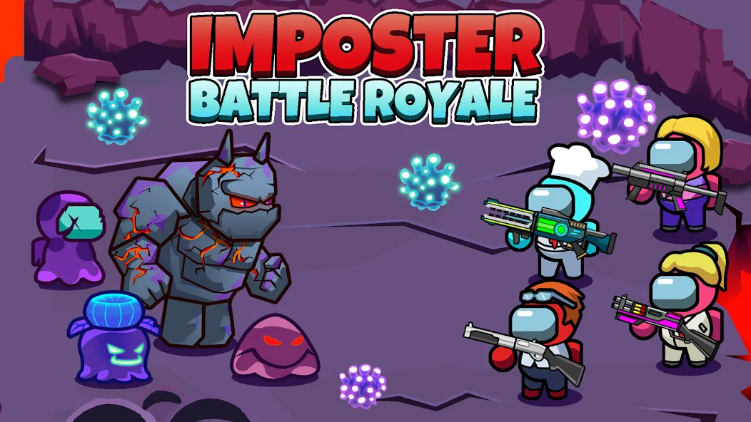 Скачать взлом Imposter Battle Royale (Импостер Батл Рояль) [МОД Меню] на Андроид