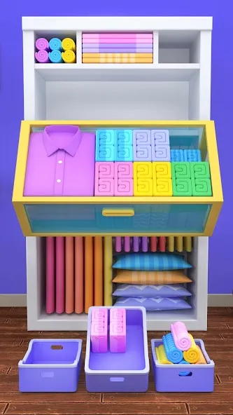 Скачать взлом Fill the Closet: Organize Game (Фил зе Клозет) [МОД Unlocked] на Андроид
