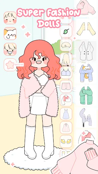 Скачать взлом Lovely Doll : Dress Up Game (Лавли Долл) [МОД Unlocked] на Андроид