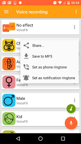 Скачать взлом VoiceFX — изменение голоса с модификацией MegaMod на Андроид