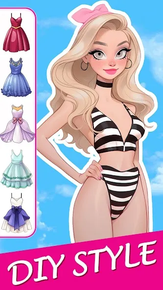 Скачать взлом Doll Makeover: dress up games (Долл Мейковер) [МОД Бесконечные деньги] на Андроид