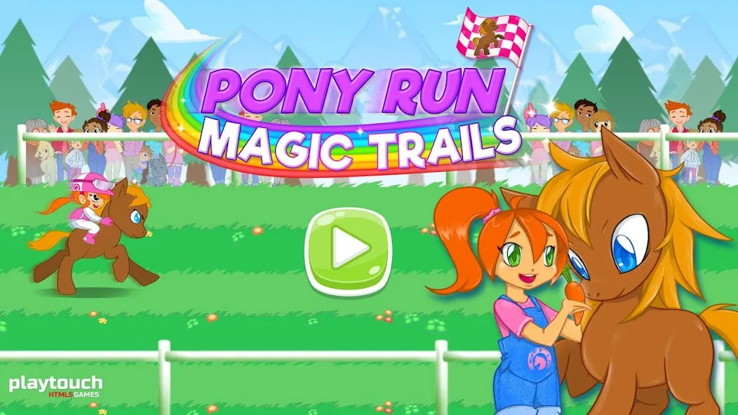 Скачать взлом Pony Run : Magic Trails (Пони Ран) [МОД Бесконечные деньги] на Андроид