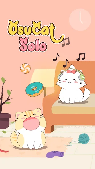 Скачать взлом OsuCat Solo: Popcat Duet Music (ОсуКэт Соло) [МОД Бесконечные деньги] на Андроид