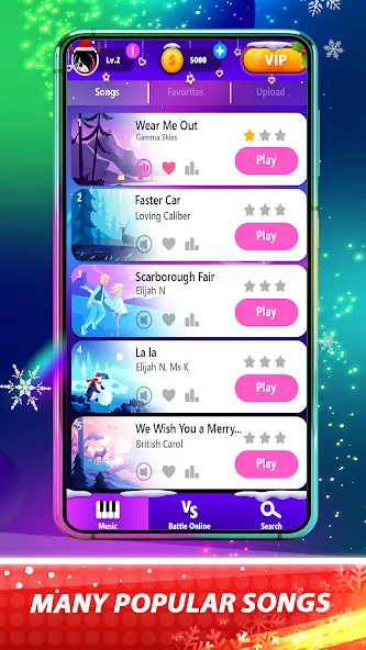 Скачать взлом Magic Pink Tiles: Piano Game (Магические розовые плитки) [МОД Unlocked] на Андроид