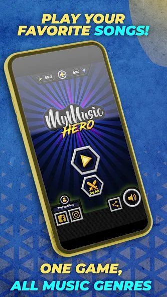 Скачать взлом Guitar Hero Mobile: Music Game (Гитар Хиро Мобайл) [МОД Бесконечные деньги] на Андроид