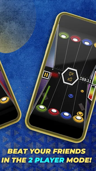 Скачать взлом Guitar Hero Mobile: Music Game (Гитар Хиро Мобайл) [МОД Бесконечные деньги] на Андроид