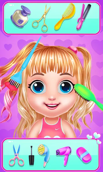 Скачать взлом Baby Girl Caring Pinky Style (Беби Грл Керинг Пинки Стайл) [МОД Money] на Андроид