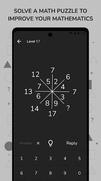 Скачать взлом Math Puzzle & Brain Riddles  [МОД Много денег] на Андроид