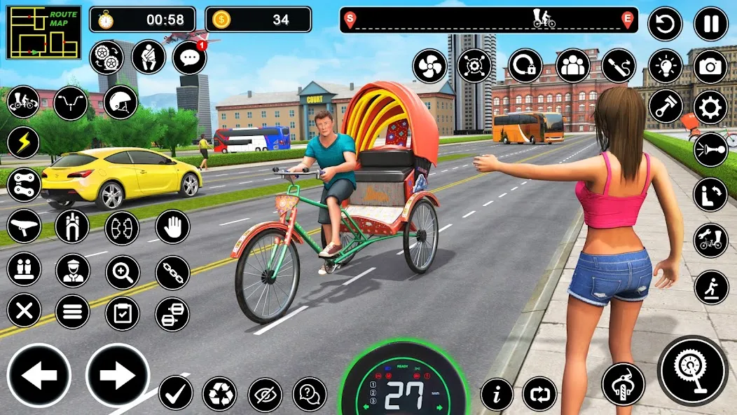 Скачать взлом BMX Cycle Games 3D Cycle Race (игры на велосипеде 3D гонка) [МОД MegaMod] на Андроид