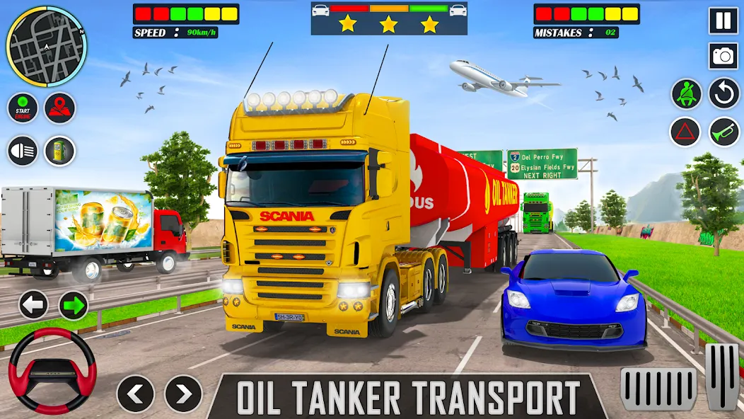 Скачать взлом Offroad Oil Tanker Truck Games (Оффроуд Игры на машинецистерне для нефти) [МОД Все открыто] на Андроид