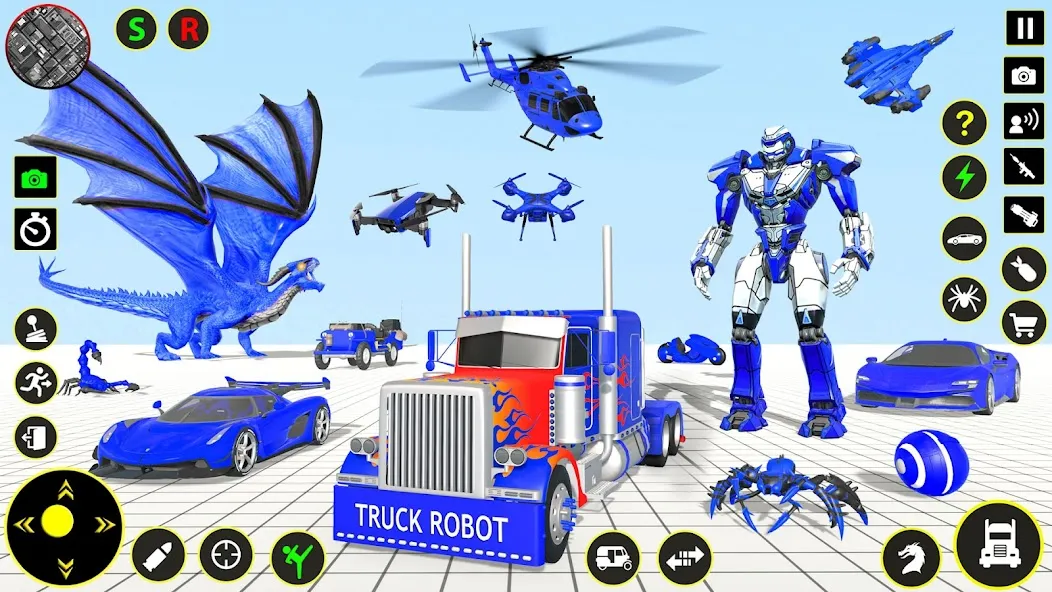 Скачать взлом игры робот грузовик грузовик [МОД Money] на Андроид