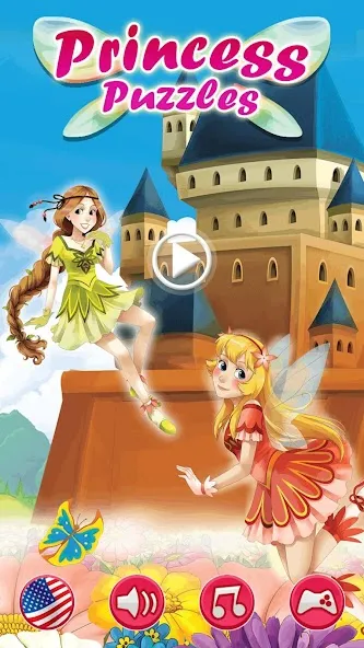 Скачать взлом принцесса и девочек Пазлы [МОД MegaMod] на Андроид