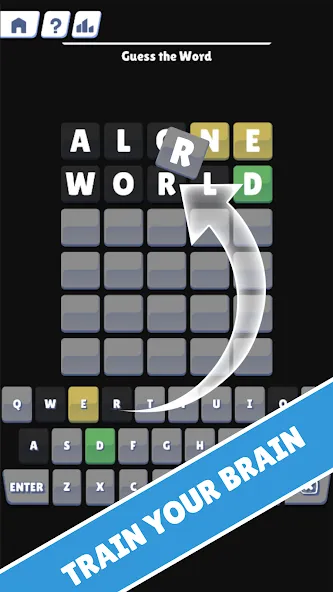 Скачать взлом Wordly - Try to Guess Word (Вордли) [МОД Много денег] на Андроид