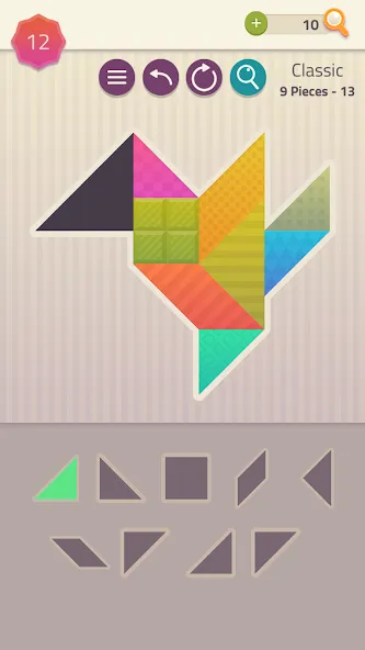 Скачать взлом Polygrams - Tangram Puzzles (Полиграммы) [МОД Много денег] на Андроид