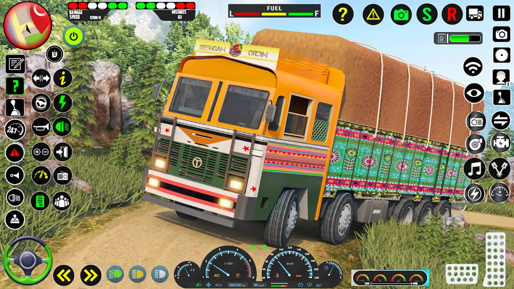 Скачать взлом Indian Truck Game 3d Truck sim (Трак Геймс Драйвинг Симулятор) [МОД Меню] на Андроид