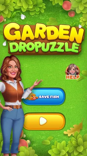 Скачать взлом Garden Dropuzzle (Гарден Дропазл) [МОД Много денег] на Андроид