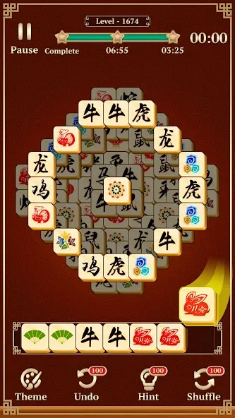 Скачать взлом Mahjong Classic: Tile Match (Маджонг Классик) [МОД Все открыто] на Андроид