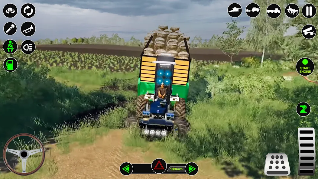 Скачать взлом Симулятор тракторной фермы  [МОД Все открыто] на Андроид